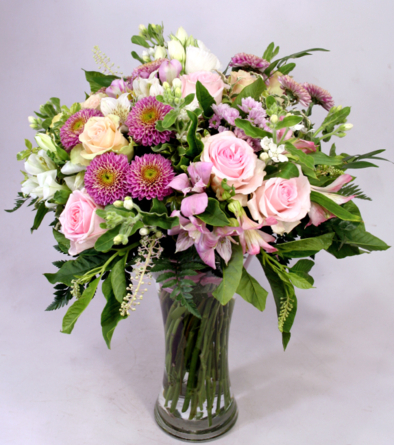 Virágposta - Óh, Júlia! - romanikus csokor rózsákkal